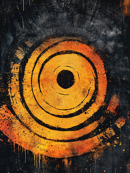 Concentric Rings Abstract