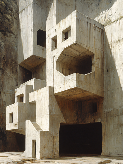 Concrete Brutalist Architecture