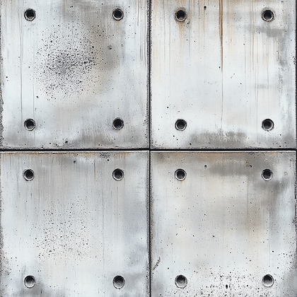 Concrete Tiles With Circular Holes