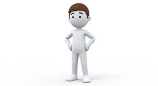 3D Man Confident