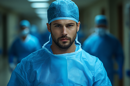 Free Download Portrait of a Confident Male Surgeon