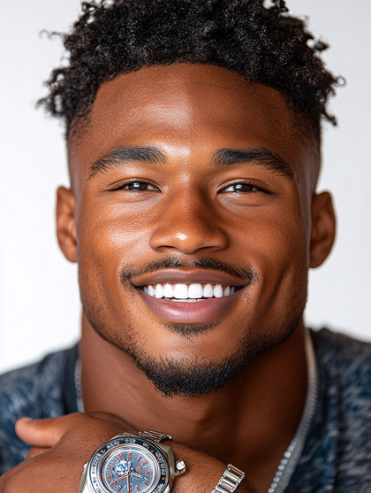 Confident Man Smiling Portrait