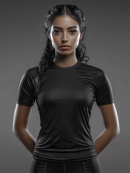 Confident Woman In Sportswear