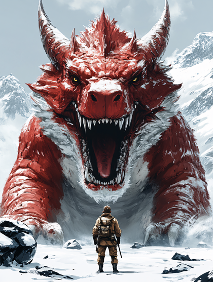 Confrontation with the Red Mountain Dragon