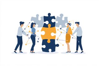 Connecting Puzzle Pieces With Teamwork