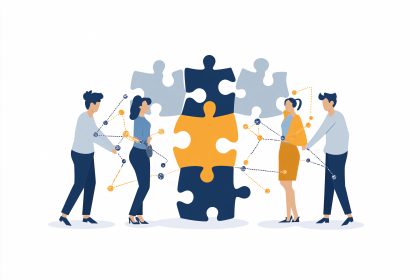 Connecting Puzzle Pieces With Teamwork