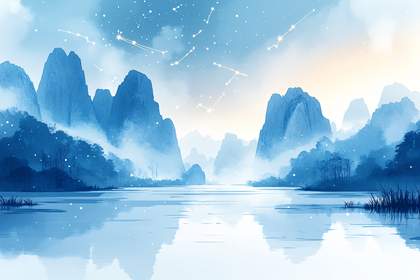 Constellation Mountainscape