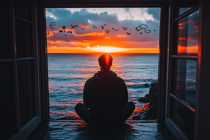 Contemplation at Sunset