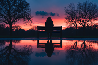 Contemplation at Sunset