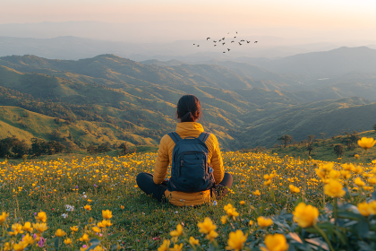 Contemplation in Mountain Meadow