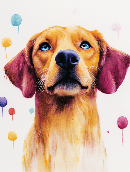 Contemplative Canine Portrait
