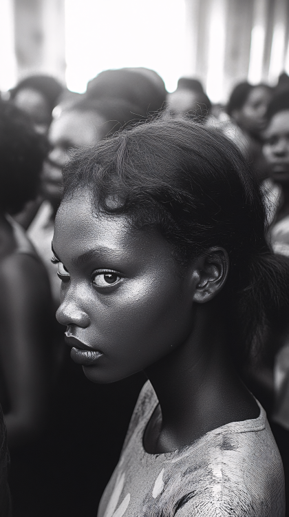 Contemplative Gaze in Crowd