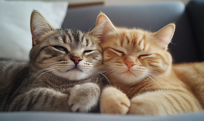Contented Cats Napping