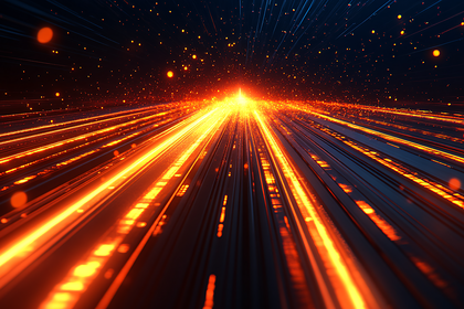 Converging Light Trails