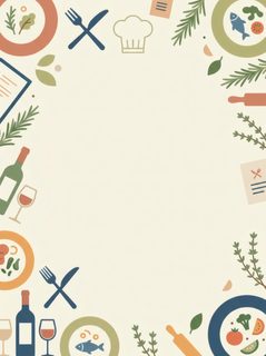 cooking menu frame