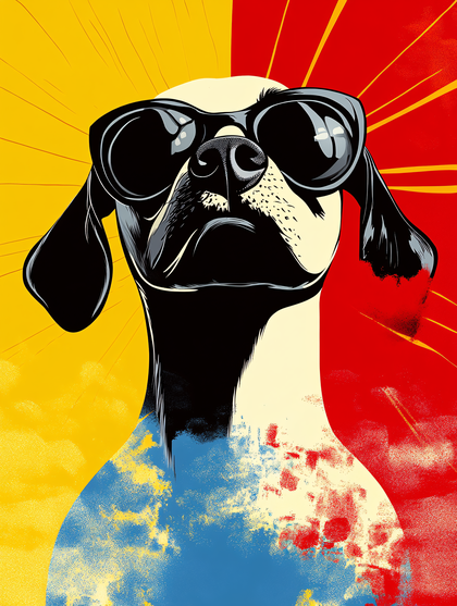 Cool Dog With Sunglasses