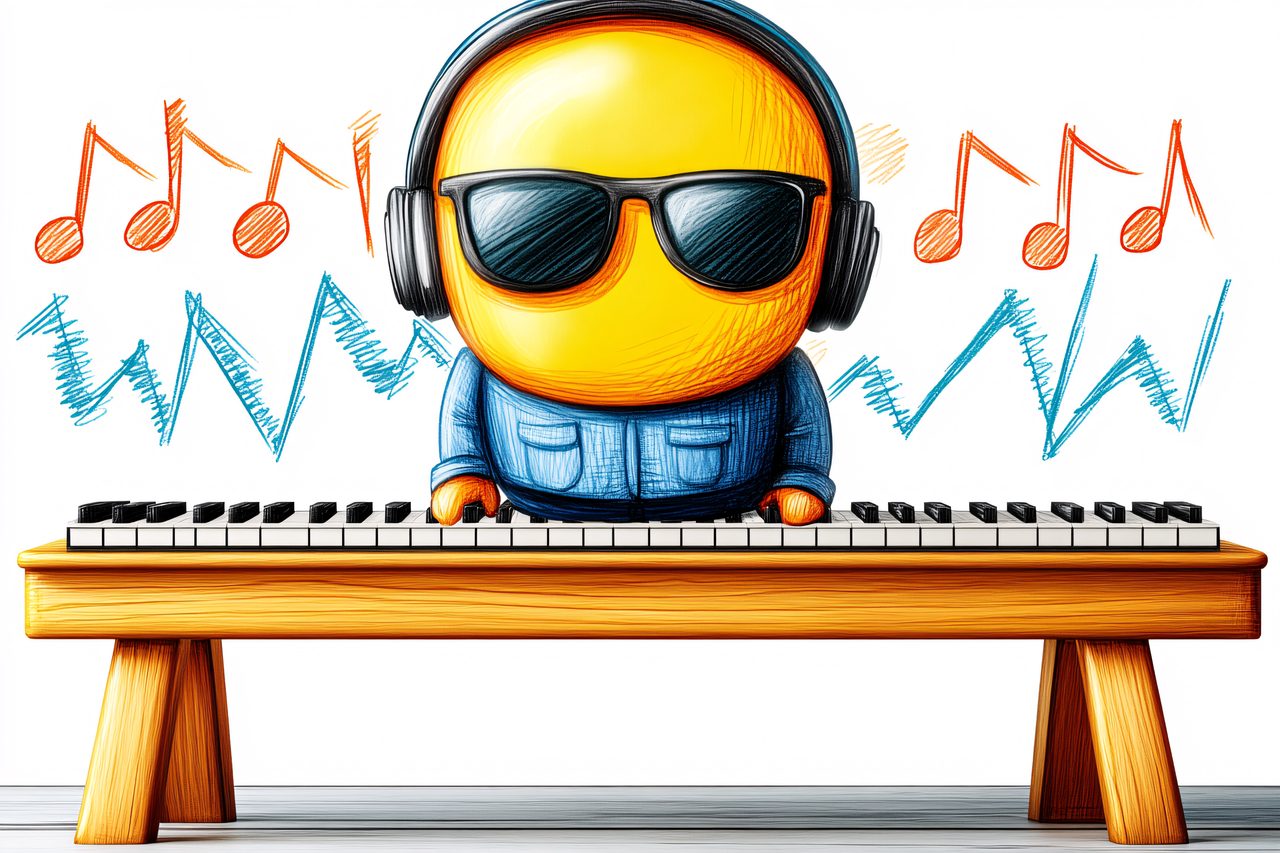 Cool Emoji Pianist