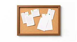 cork bulletin board