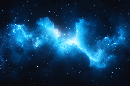 Cosmic Blue Nebula