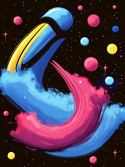 Cosmic Brushstrokes