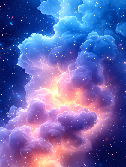 Cosmic Cloudscape Burst