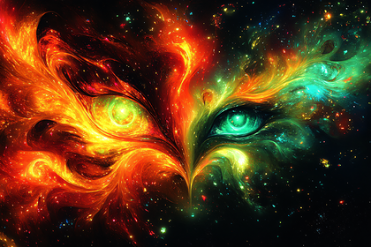 Cosmic Duality Eyes
