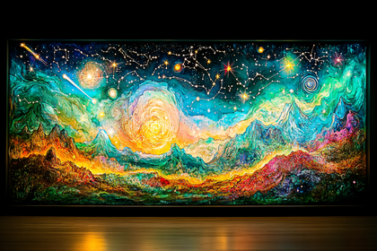 Cosmic Mountainscape