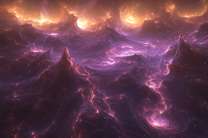 Cosmic Mountainscape
