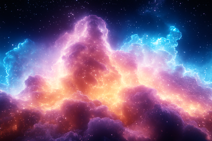 Cosmic Nebula Cloudscape