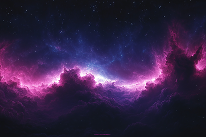 Cosmic Nebula Cloudscape