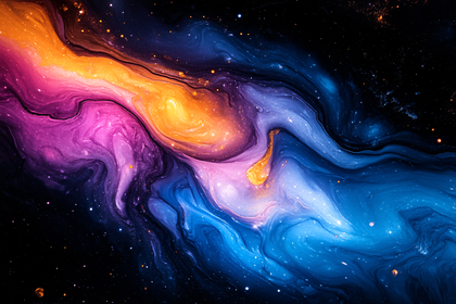 Cosmic Nebula Dust Cloud