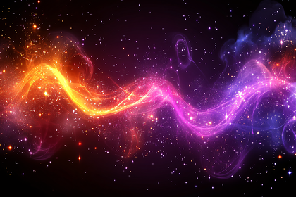 Cosmic Nebula Waves