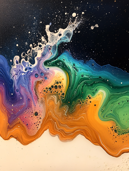 Cosmic Swirl of Colors