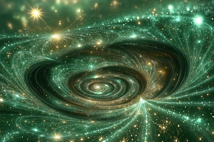 Cosmic Swirl of Energy