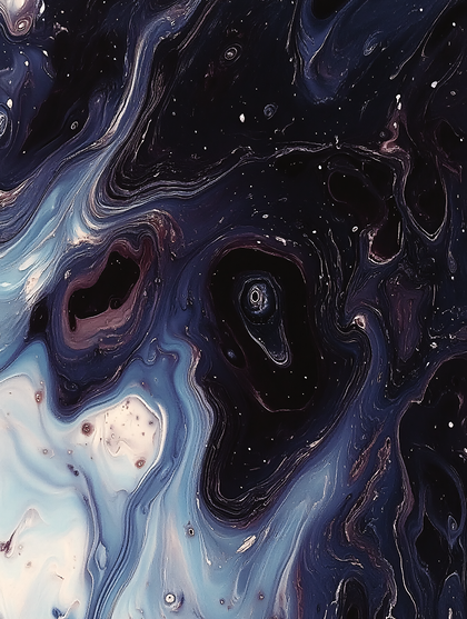 Cosmic Swirls Abstract