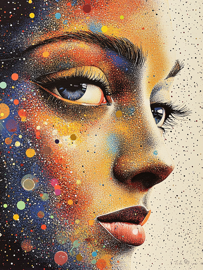 Cosmic Woman Portrait