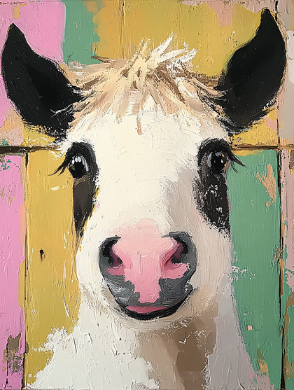 Cow Face Painting