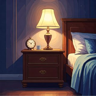 bedroom nightstand lamp