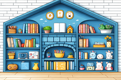 Cozy Bookshelf