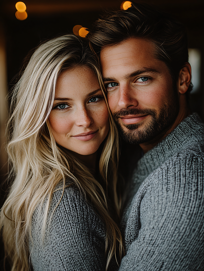 Cozy Couple Close Up