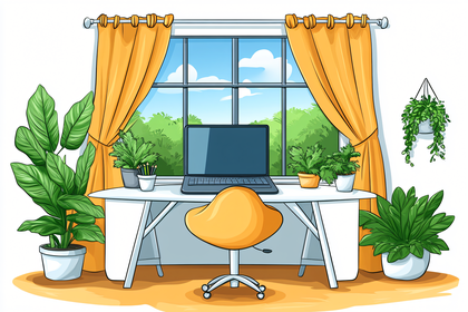 Cozy Home Office Workspace