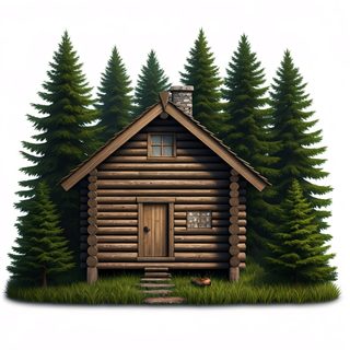 log-cabin-forest