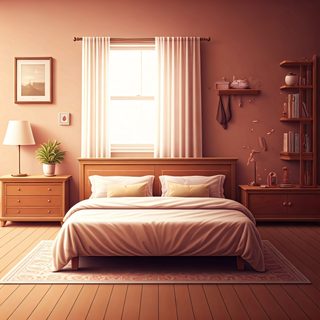 cozy warm bedroom