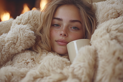 Cozy Moment with Coffee