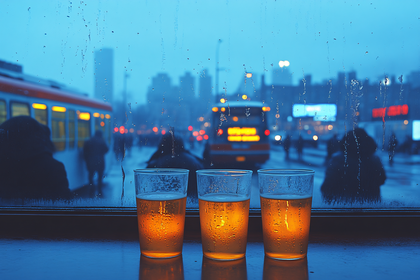 Cozy Rainy Day with Beers