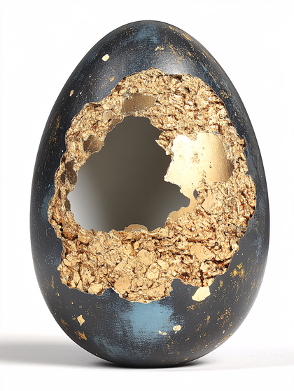 Cracked Golden Egg