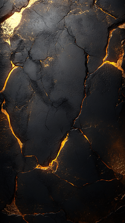 Cracked Obsidian Texture