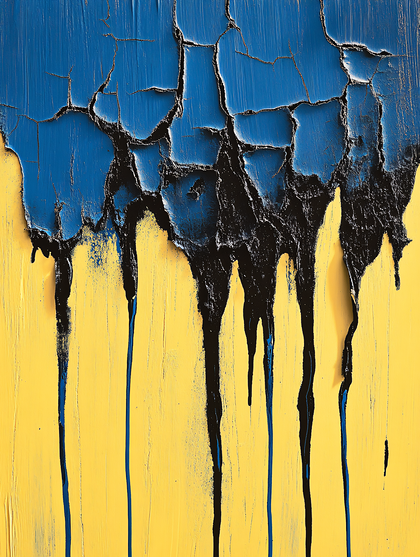 Cracked Paint Drips