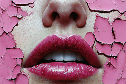 Cracked Pink Lips