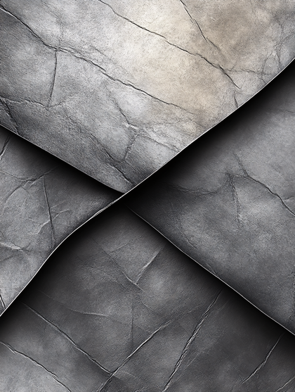 Cracked Silver Leather Texture Background
